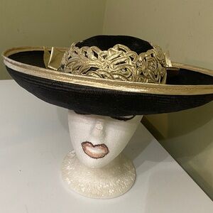 Gorgeous Natural Straw Dress Hat by Cach’e